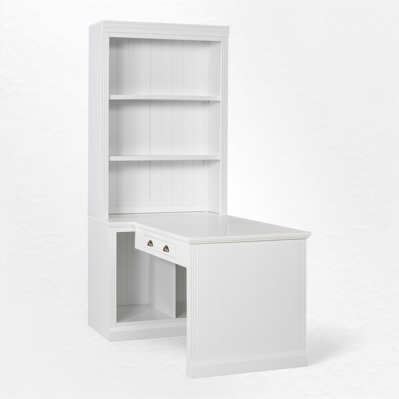 Computer Desk With Tall Bookshelf