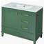 Armoire de rangement moderne de 36 po avec cadre en pin massif, 1 porte à fermeture douce et 3 tiroirs, armoire de rangement moderne-1486669748