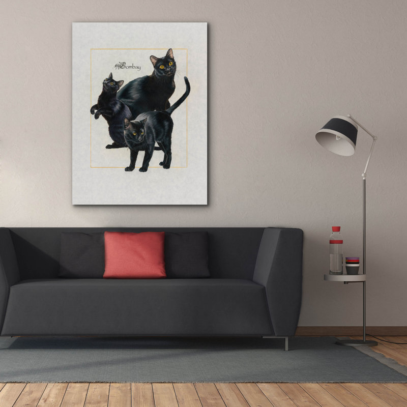 «Bombay» par Barbara Keith sur, H 54 po x l 40 po x P 1,5 po