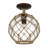 Pawlowski Glass Semi-Flush Mount