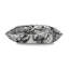 Helga Noir Square Pillow Cover & Insert