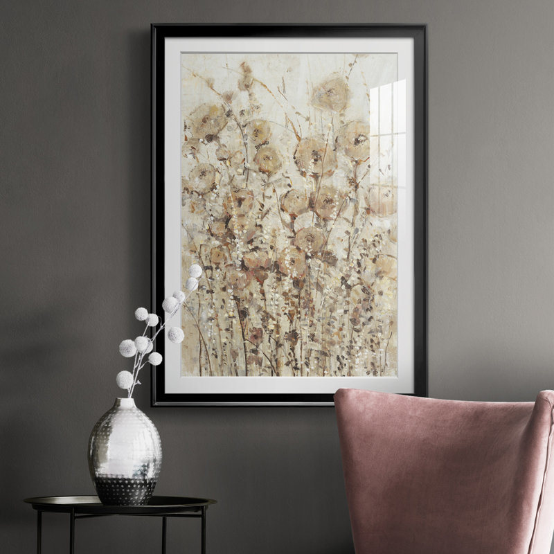 Garden Edge I - reproduction de cadre photo, Cadre noir, H 24,5 po x l 18,5 po x P 1 po