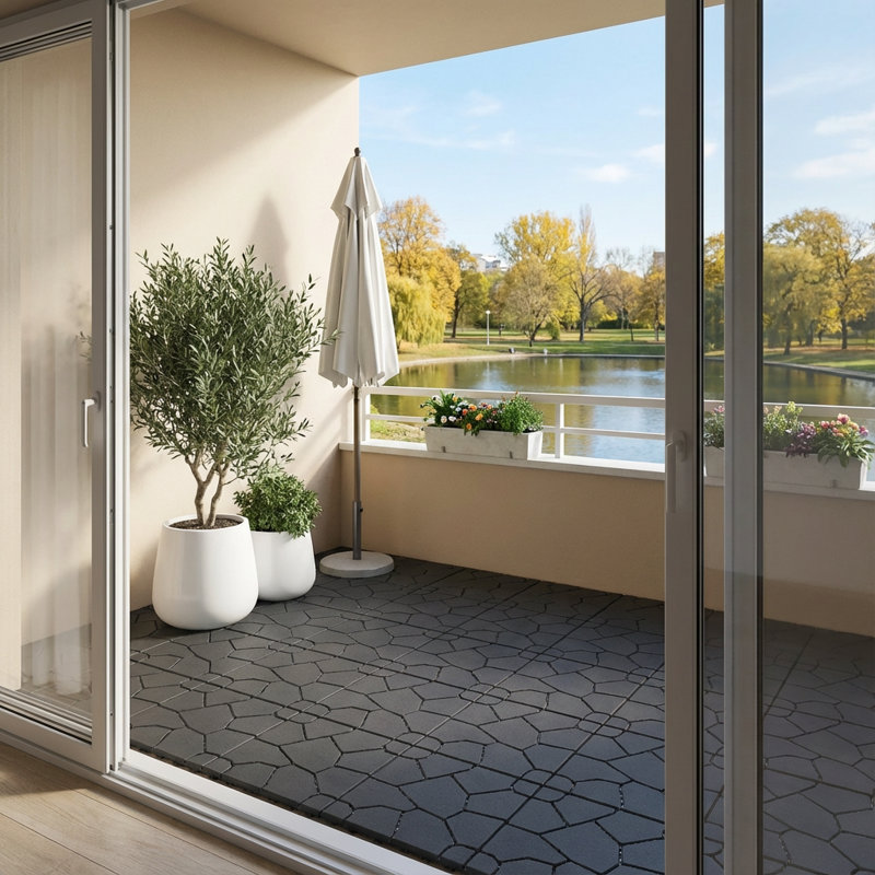 Interlocking Deck, Grey