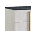 Commode moderne 8 tiroirs, commode de chambre à coucher avec panneau arqué-1336073601