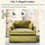 Fauteuil de détente surdimensionné avec un design tendance et un tissu de salon confortable et élégant-568654927