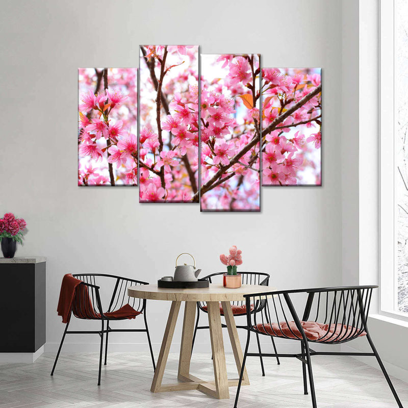 Fleur de cerisier oriental, reproduction d'art sur toile, H 22 po x l 36 po x P 1 po
