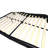Faux Leather Upholstered Platform Bed Frame With Led Lighting, Bluetooth Connection To Play Music Control, Backrest Vibration Massage, Curve Design, Wood Slat Support, Exhibited Speakers,Queen