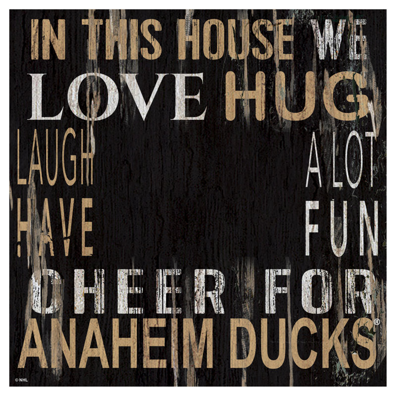 Wall Decor, Anaheim Ducks