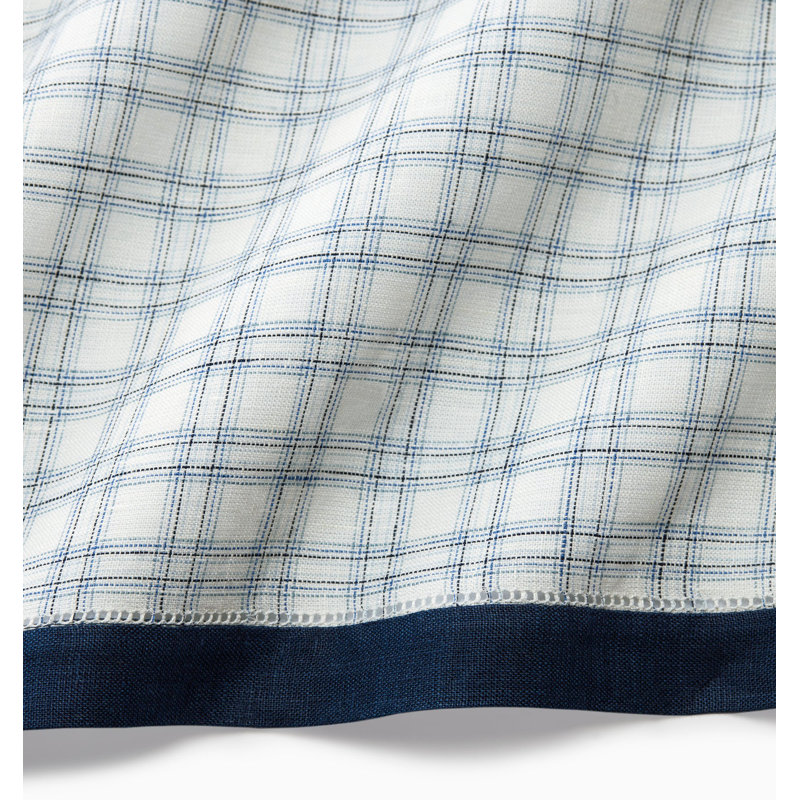 Mikela Linen Square Napkins, Navy