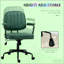 Chaise de bureau, réglable pour la maison et le bureau, sièges confortables avec une ambiance rétro élégante