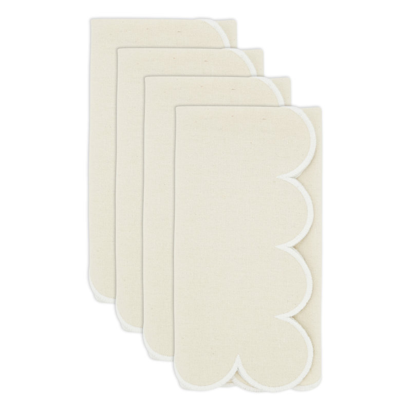Serviette rectangulaire Paddock 100% coton, Blanc