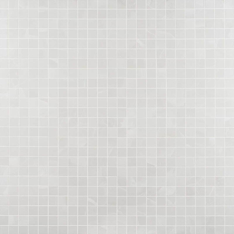 Dreamstone 2X2 Matte Porcelain Mosaic, Aztec Onyx Bianco Matte