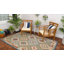 Tapis intérieur / extérieur vert / rouge / beige Brockton-1800524067