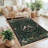 Enchanted Forest Dark Botanical Area Rug
