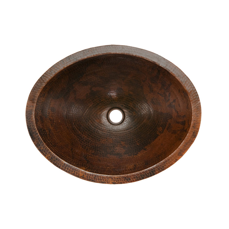 Premier Copper Products BSP5_LO20FDB-P Bathroom Sink And Drain Package