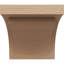 Bois de cèdre brut Viola TimberThane Corbel, apprêté brun clair-88292910