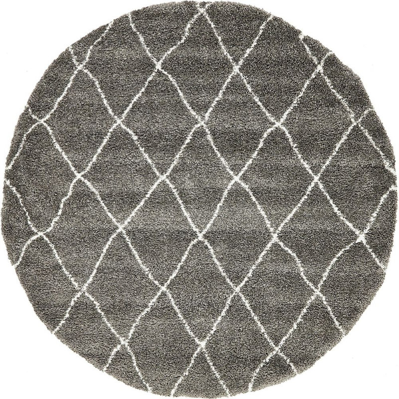 Walshville Oriental Indoor Rug, Round 8'