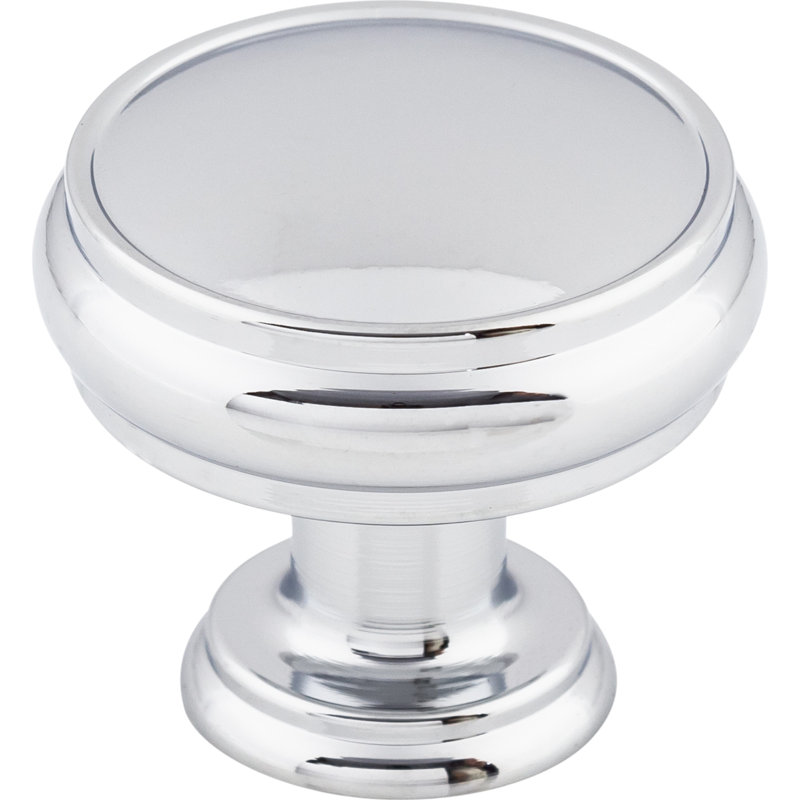 Eden Round Knob, Polished Chrome, 1 3/8" Knob Diameter