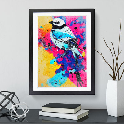 Splashed Bird No.5 Abstract - Wall Art