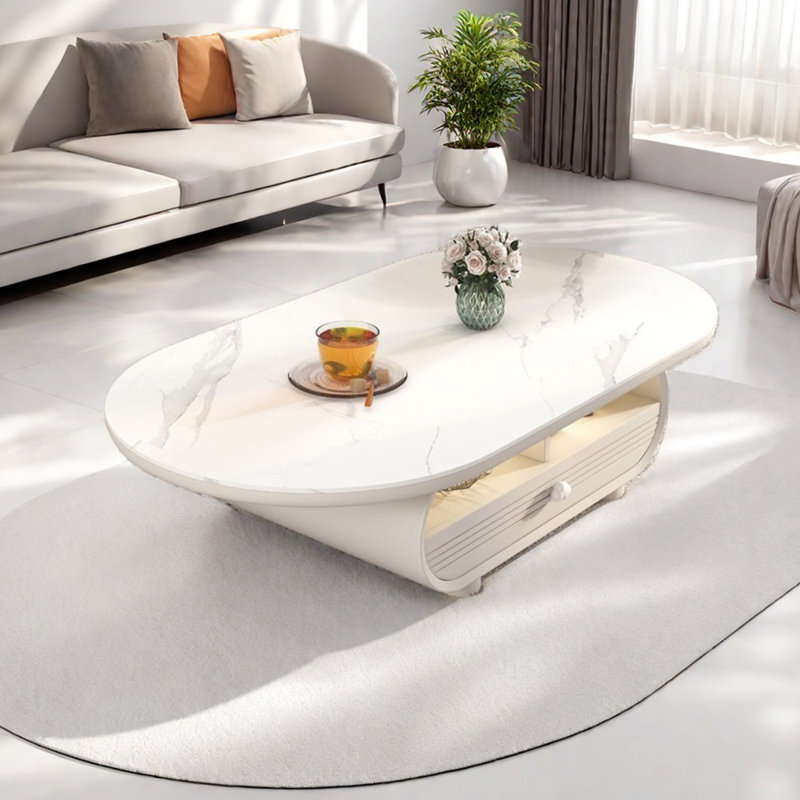 Table basse de style crème
