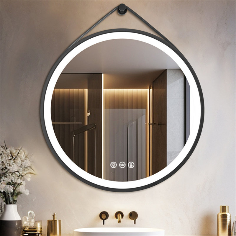 Darita Aluminium Round LED Mirror, 60cm x 60cm
