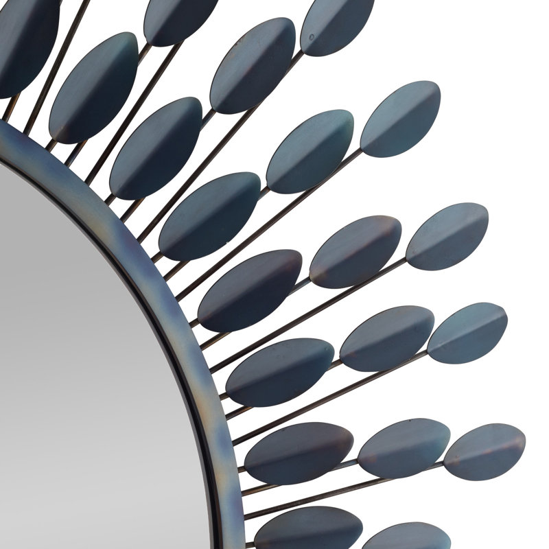 Frida Round Iron Mirror