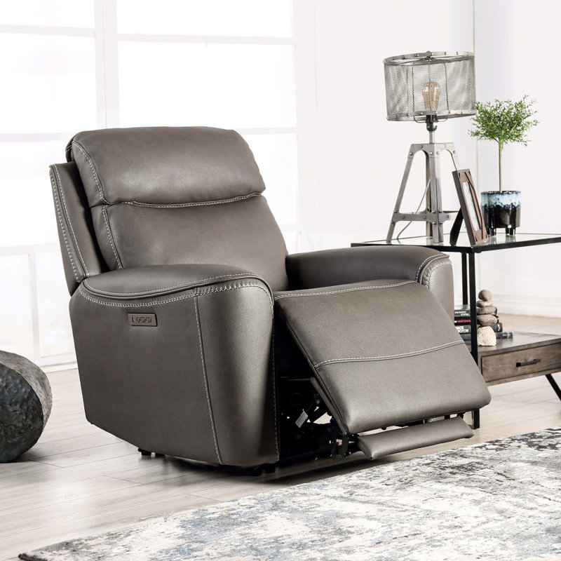 Fauteuil inclinable électrique de style transitionnel