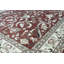 Wool Oriental Area Rug in Rust/Ivory