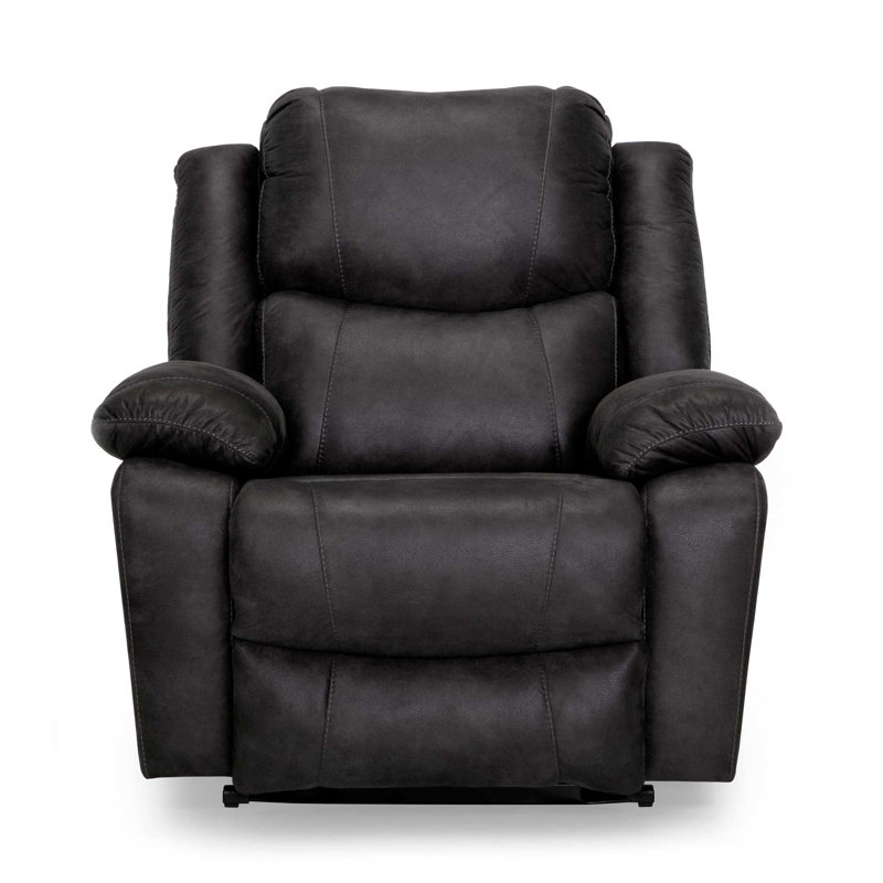 Jerrimy Upholstered Recliner, Black