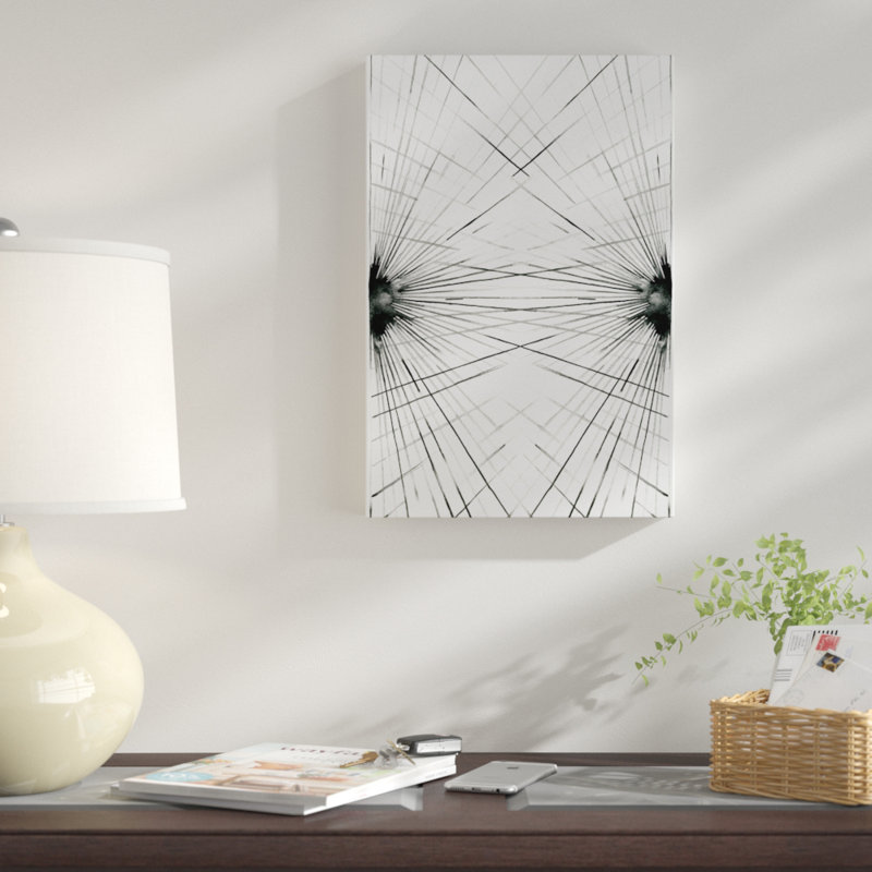 « rayons iii », impression sur toile, H 60 po x l 40po x P 1,5 po, Toile tendue, Pas de tapis