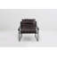 Fauteuil club 30 po en cuir fleur