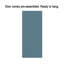 Porte de grange à panneaux en métal avec trousse de quincaillerie d'installation-82653042-82653043-84522230
