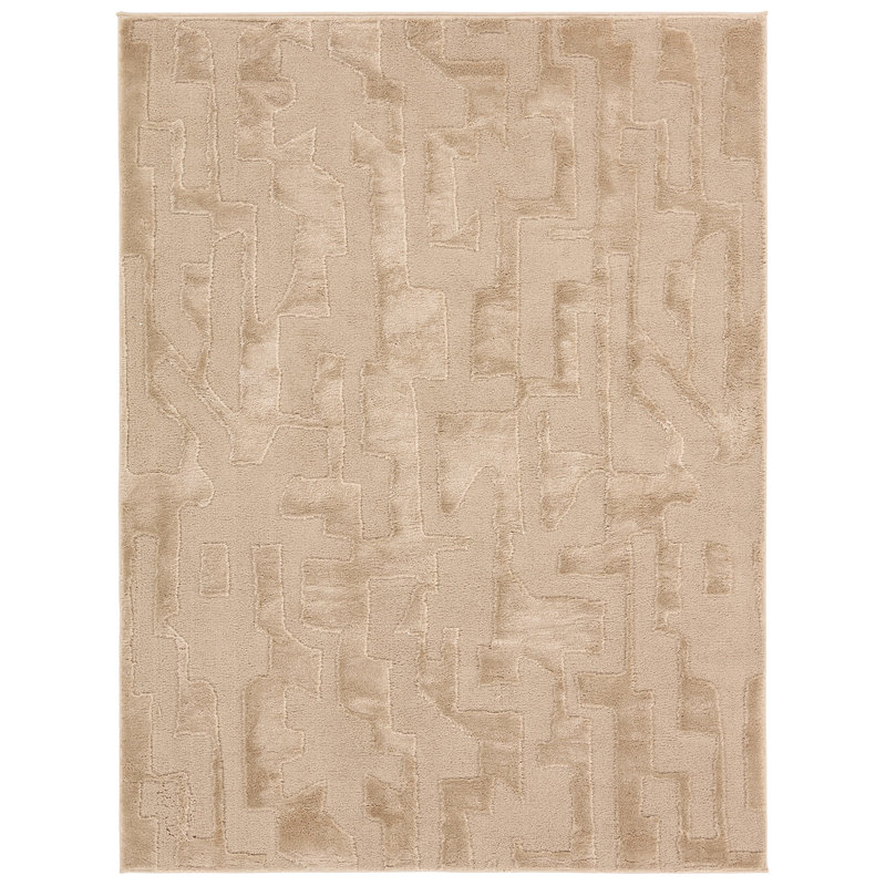 Tapis brun clair Cithlali, Rectangle 5 pi 3 po x 7 pi