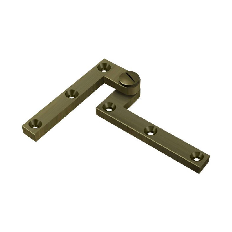 Butt Bearing Hinge, Antique Brass
