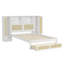 Lit plateforme simple en bois-37169816