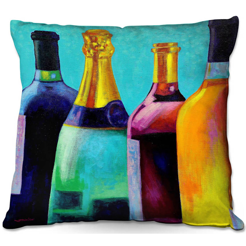 Reversible Throw Pillow, 18" x 18"