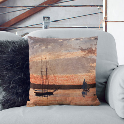 Sunset At Gloucester Square Throw Cushion