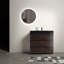 Meuble-lavabo sur pied sophistiqué avec rangement spacieux et design moderne-323079219