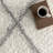 Darryll Moroccan Shag Performance Off-White Area Rug-1855151336