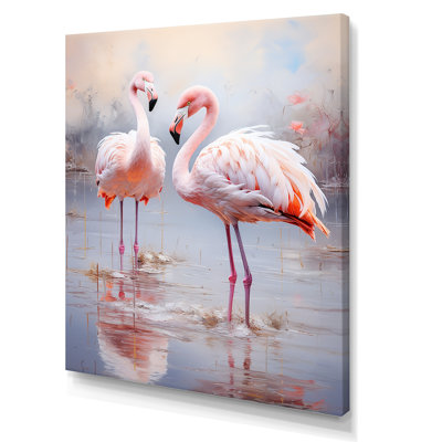 «Grand Flamingo Camargues Calm I» sur toile
