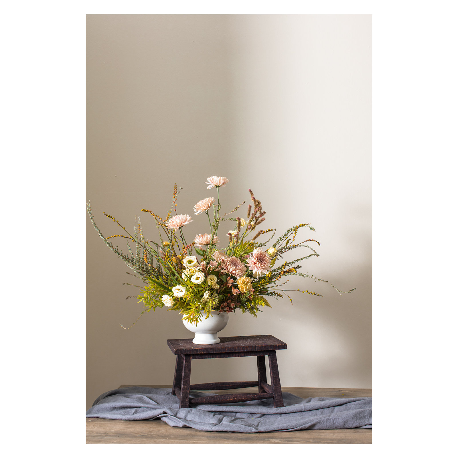Dorris Handmade Ceramic Table Vase, 6.25" H x 8.5" W x 8.5" D