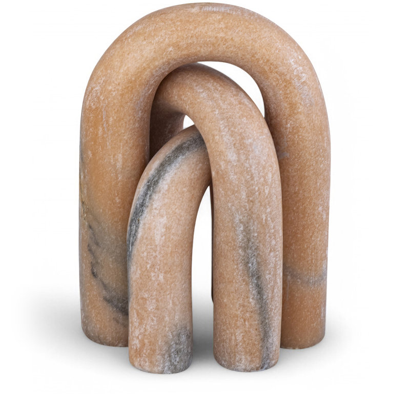 Arco Marble Decorative Object, Pink