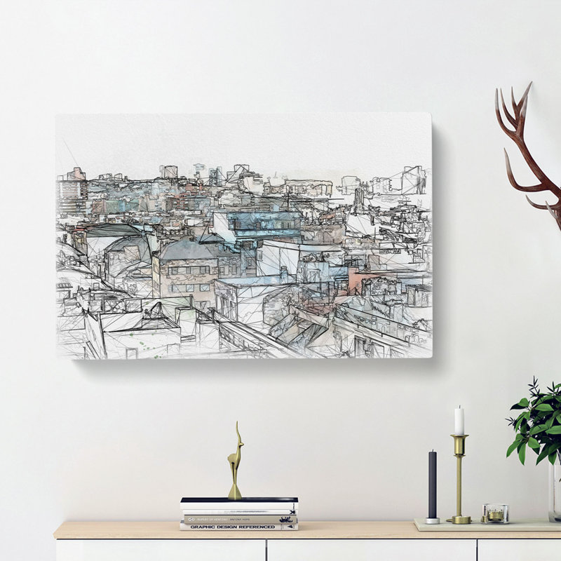 Rooftop View Of Gran Canaria - Wrapped Canvas, 35cm H x 50cm W x 3cm D
