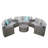 Badin Wicker/rattan 6 - Person Seating Group With Cushions-1325410293