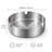 2 Piece Stainless Steel Ashtray Set with Three Cigarette Rests, Silver