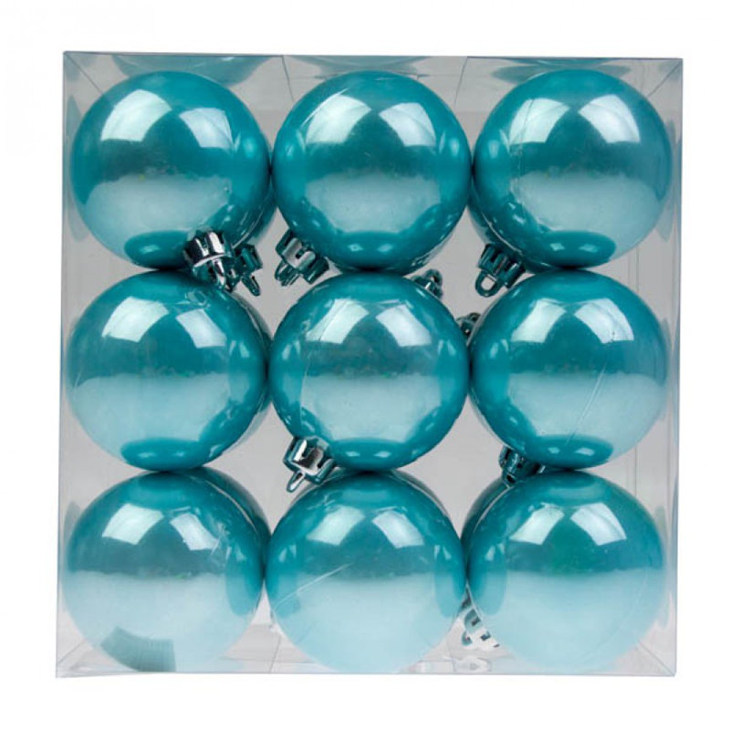 6cm Bauble, Pearl Blue