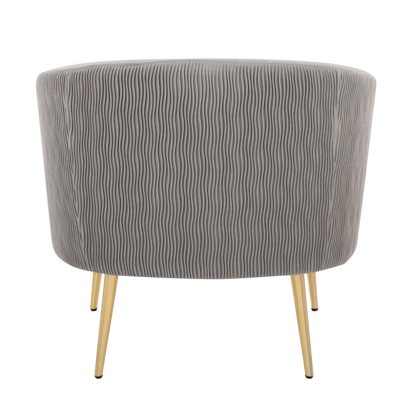 Chaise d'appoint Tania Wondon, Argent argent