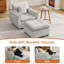 Ensemble de fauteuil d'appoint avec repose-pieds-272850661-272850663
