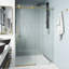 Porte de douche coulissante sans cadre avec verre transparent 3/8 po l 48-52 po x H 76 po Elan-98578852