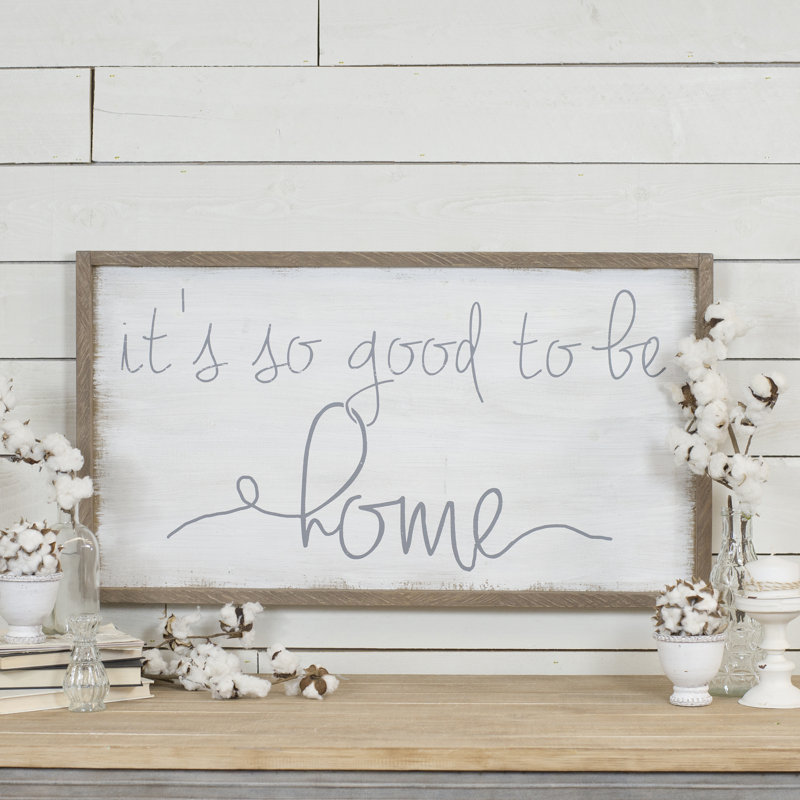 Signe en bois «maison»
